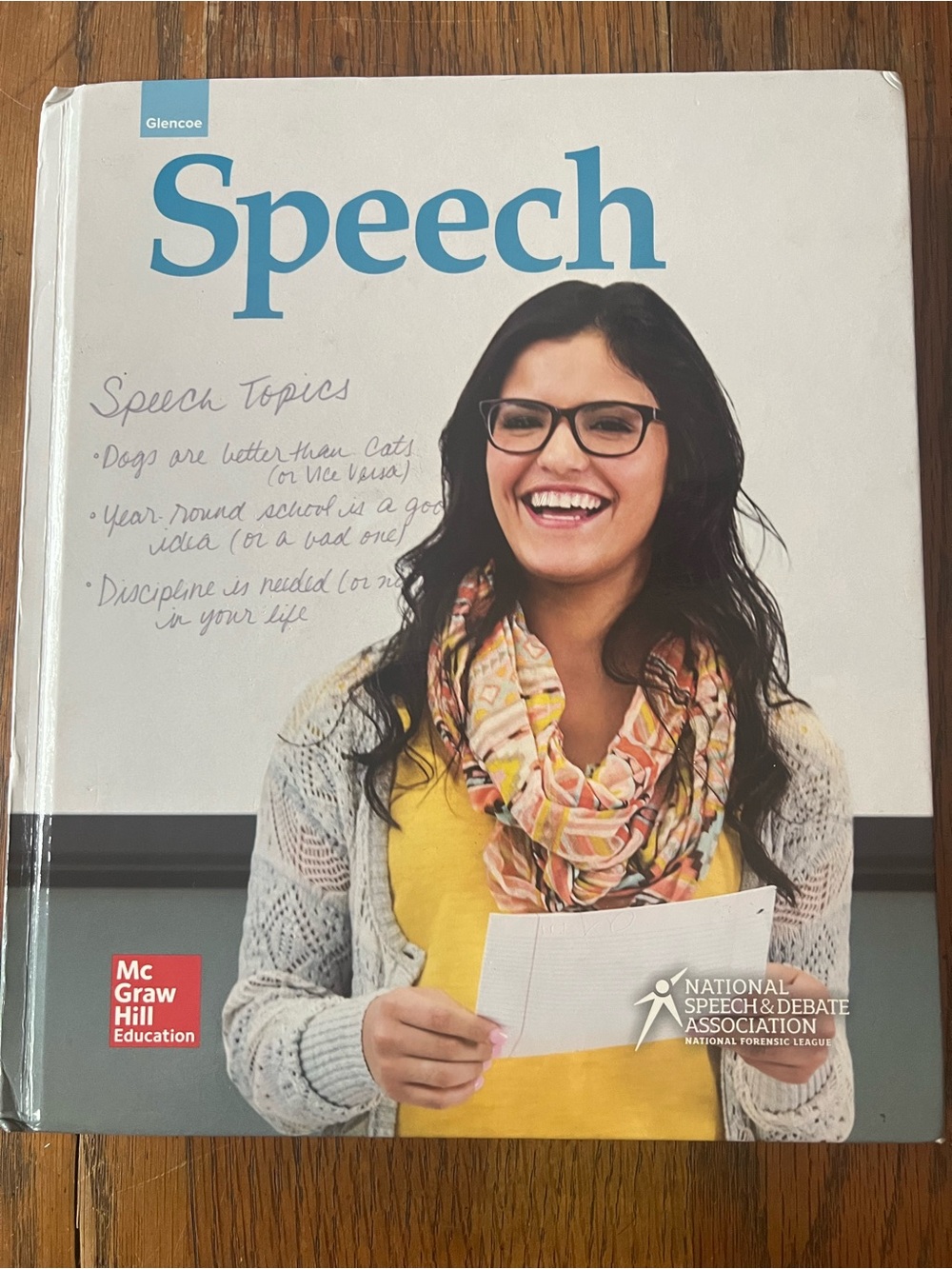 Glencoe Speech Textbook by McGraw Hill